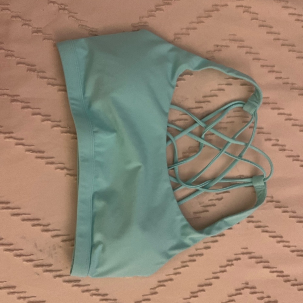 CRZ YOGA Light Blue Sports Bra
